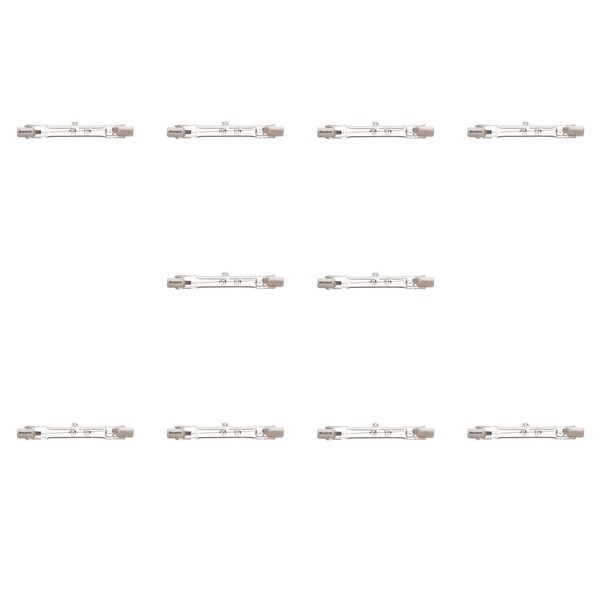 Bulbrite Halogen Pack of 10 Dimmable 120-Volt T3 Mini with Double Ended RSC Base, 10PK 860777 - main