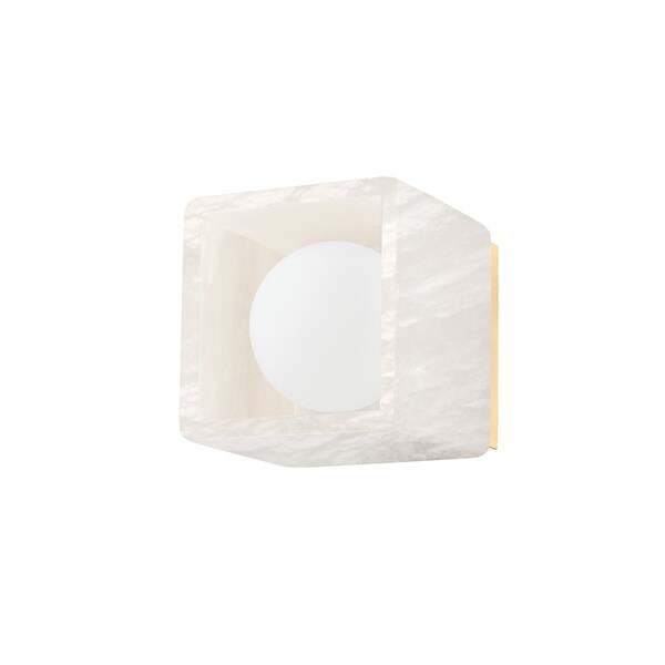 Hudson Valley Lighting Budnick 1 Light Bath And Vanity 4.5 In. Aged Brass 2305-AGB - main