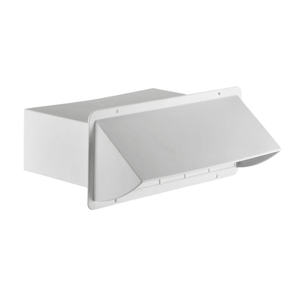 Lambro Wall Cap, Plastic, White, For: 10 x 3-1/4 in Hoods 1170W - main