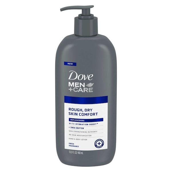Dove Men+Care Rough Dry Skin Comfort Replenishing Hand and Body Lotion, 13.5 Ounce, 4PK 68740293 - main