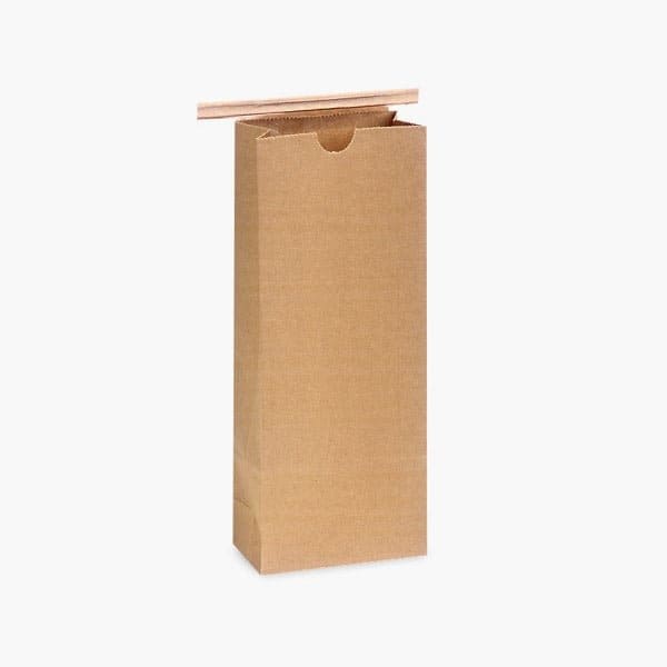 Nashville Wraps 100 Pack 1/2 lb Kraft Coffee Bags3-3/8x2-1/2x 7-3/4, 100PK 300950M - main