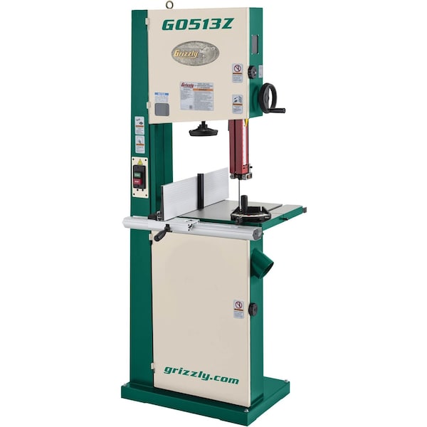 Grizzly 17" 2 HP Bandsaw w/ Resaw Fence & Bar G0513Z - main