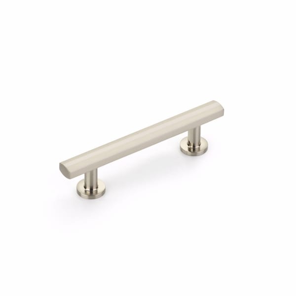Schaub 3-1/2in Center to Center Heathrow Cabinet Pull Brushed Nickel Finish 560-BN - main