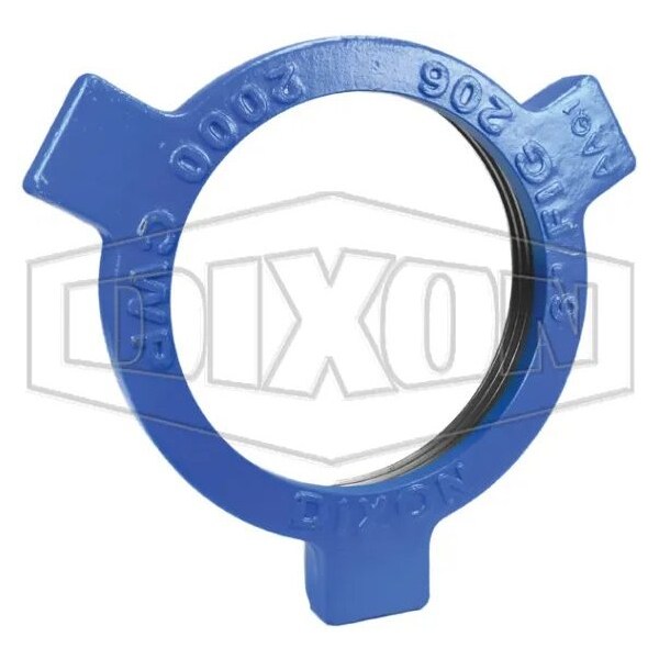 Dixon FIG 206 1 pc Wing Hammer Union Nut, Female ACME Thread, 6 in Thread, 2-3/16 in H, Forged Steel HU206600N - main