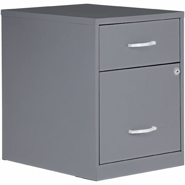 Nusparc File Cabinet - 14.2in Width x 18in Depth x 19in Height - 2 x Drawer(s) for File, Box - Letter - 25850 - main