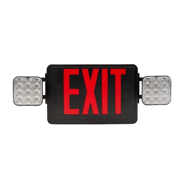 Keystone Exit Combo | Thermo Plastic | Style 1 | Black Color | Single or Double Facing | Red or Green Switcha KT-EC-TP1-BL3RGW-SD - main
