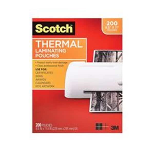 3M - Craft Supplies Scotch Thermal Laminating Pouches, Clear TP3854-200 - main