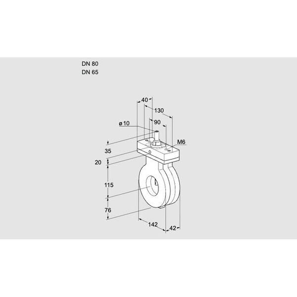 Honeywell Kromschroder BVA80/65Z05F KS88303041 - main