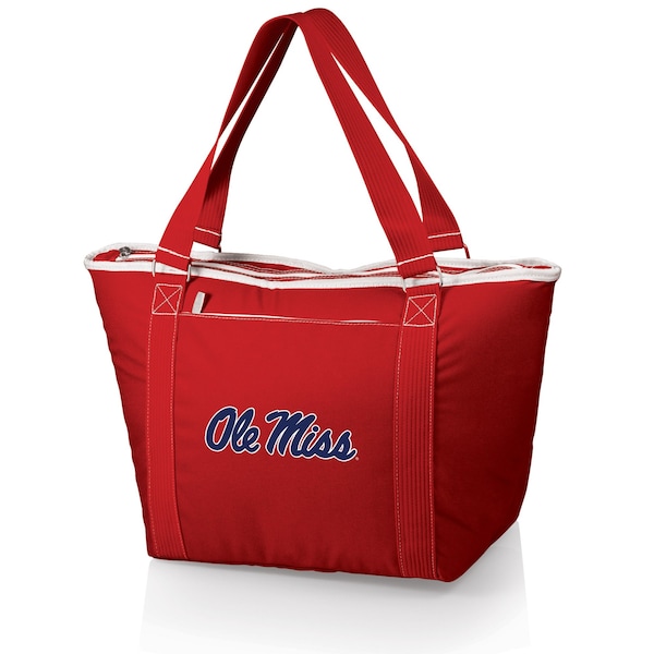 Picnic Time Family Of Brands NCAA Ole Miss Rebels Topanga Tote Cooler Bag - Soft Cooler Bag - Picnic Cooler, Red 619-00-100-374-0 - main