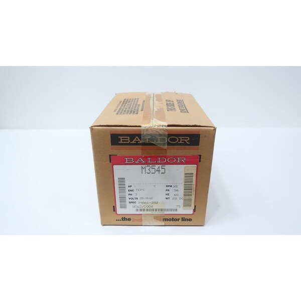 Baldor-Reliance AC MOTOR 460V-AC 3450RPM 1HP 3PH 56 M3545 - main