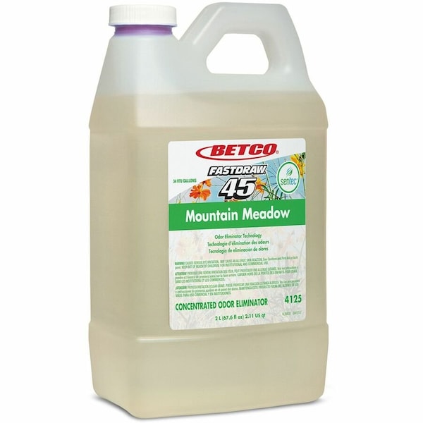 Betco Sentec Odor Eliminator, Mountain Meadow Scented, FASTDRAW 45, 2 liters, 2PK 4125B200 - main