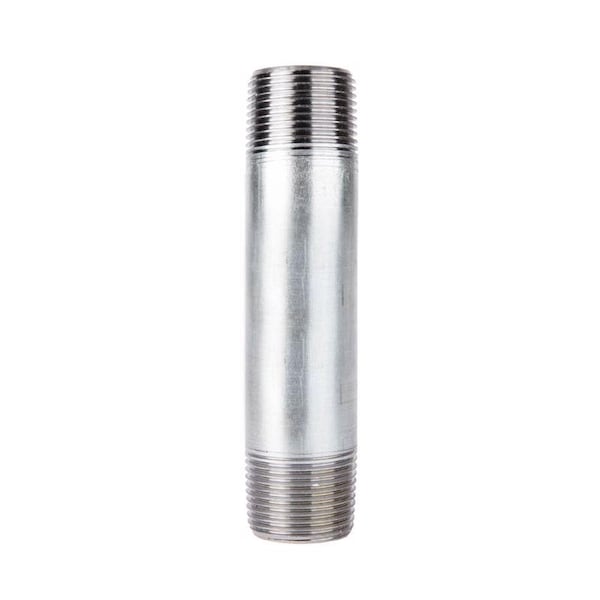 Stz Industries 1 in. MIP each X 1 in. D MIP Galvanized Steel 5-1/2 in. L Nipple 301UP1X512 - main