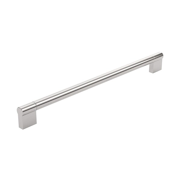 Richelieu Avellino Collection 11 3/8 in (288 mm) Center-to-Center Brushed Nickel Contemporary Cabinet Pull BP527288195 - main