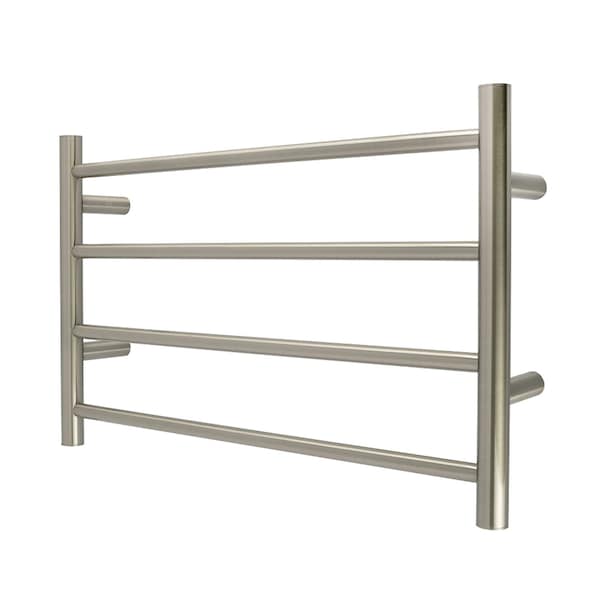 Kingston Brass 24" x 16" Stainless Steel Wall Mount 4-Tier Towel Rack, Brushed Nickel DTM24164BN - main