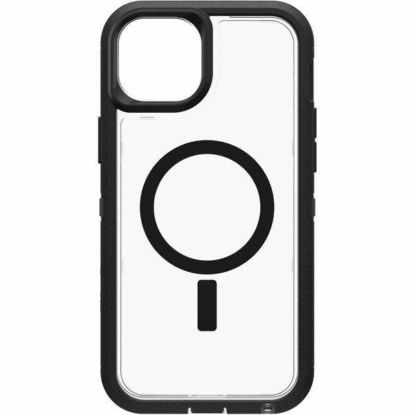 Otterbox Defender Pro Xt Clear Magsafe Case For Apple Iphone 15 Plus / Iphone 14 Plus, Dark Side 77-93294 - main
