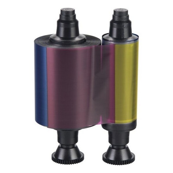Evolis 1/2 YMCKO Color Ribbon, 400 prints / roll R3013 - main