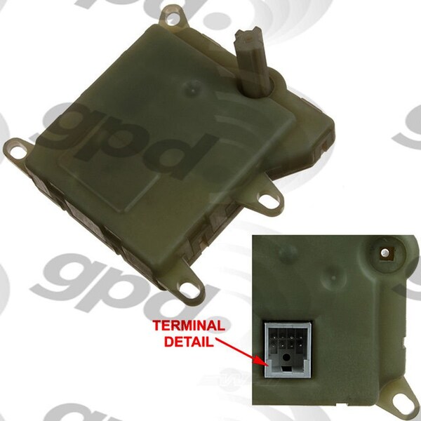 Global Parts Distributors HVAC Actuator 1712317 - main