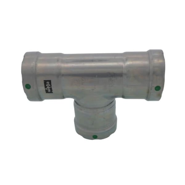 Viega MegaPress tee P1 2 P2 2 P3 2 carbon steel zinc-nickel coating 25325 - main