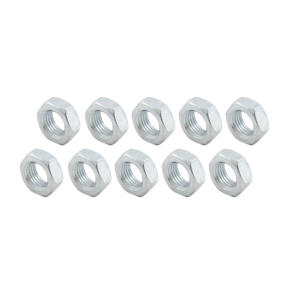 Allstar Performance 0.31-24 in. Right Hand Steel Jam Nuts, 10PK ALL18252-10 - main
