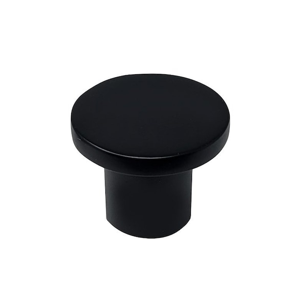 Laurey Wynwood Series Cabinet Knob, 0.78 in Projection, Zinc, Matte Black 12520 - main