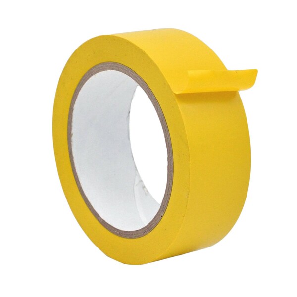 Wod Tape Floor Marking Tape, PVC, Yellow, 1.5 inch (36mm) W., 6 mil Thickness, 32 PK WOD VTC606-01500-32-60-YEL - main