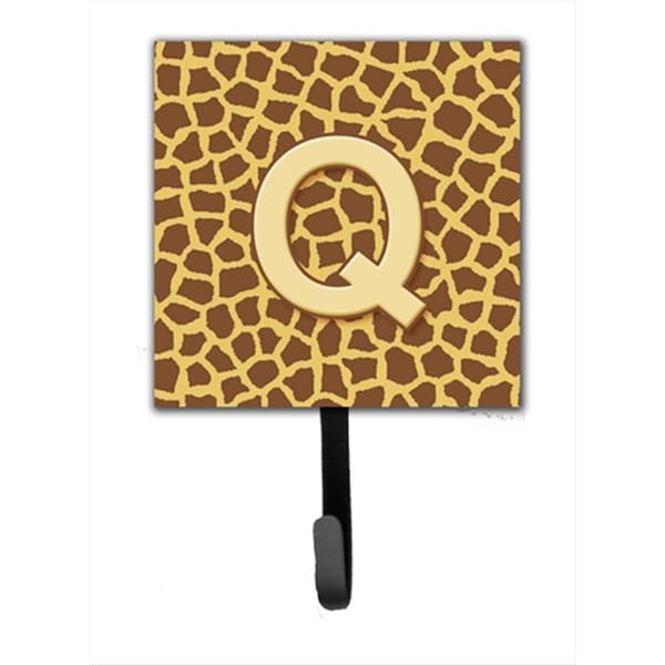 Carolines Treasures Letter Q Initial Monogram - Giraffe Leash Holder Or Key Hook CJ1025-QSH4 - main