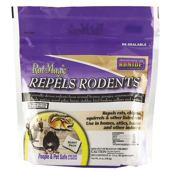 Bonide Rat Magic Animal Repellent Scent Pouch For Rodents 6 oz 8636 - main