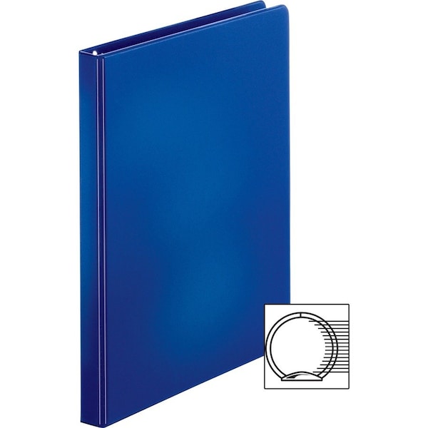 Business Source Basic Round Ring Binders, Dark Blue BSN28525 - main