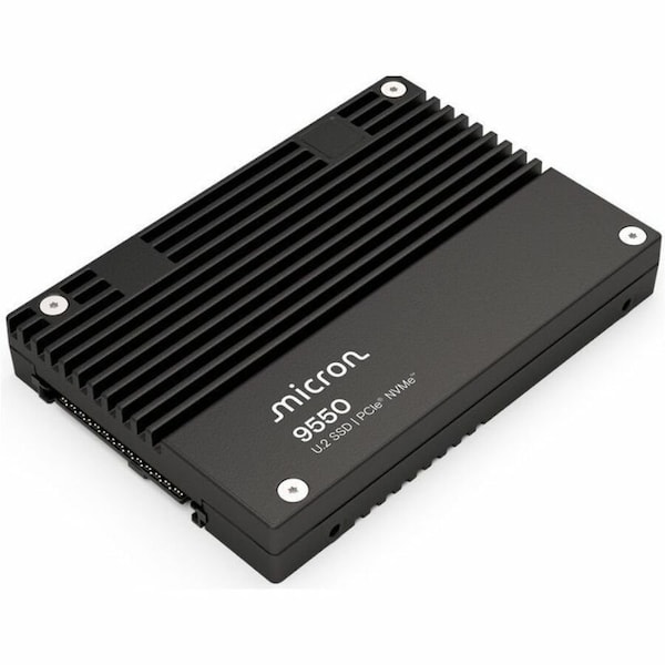 Micron 9550 MAX 6400GB NVME U.2 (15MM) ENTERPRISE SSD SINGLE PACK MTFDLAL6T4THB-1BK1DABYYR - main