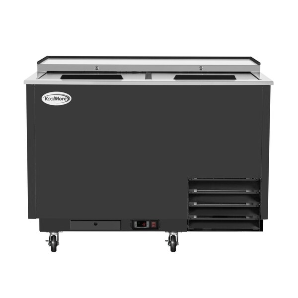 Koolmore 50 in. Commercial Glass Froster in Black Steel, ETL Listed, 14 cu. ft. KM-GF50-BK KM-GF50-BK - main