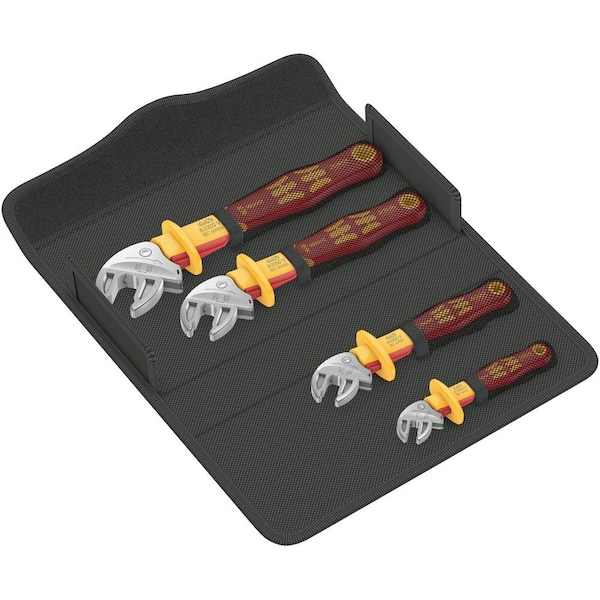 Wera 6004 Joker VDE 4 Set 1 VDE-insulated self-setting spanner set, 4 pieces 5020170001 - main