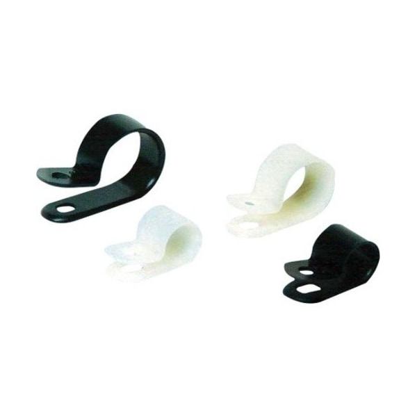 Dolphin Components Cable Clamp, Nylon 6/6, 3/4 in Bundle Dia., Black, 100 PK DC-3/4NB - main