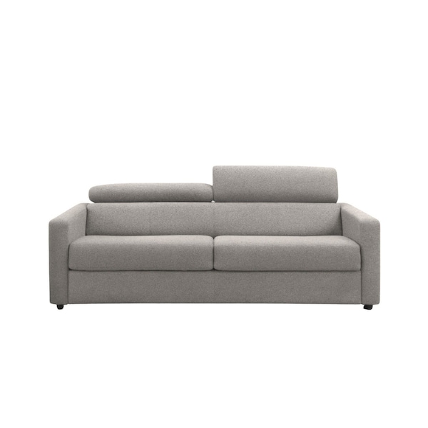 Homeroots 81" Light Gray Fabric Sleeper Sofa 719430 - main
