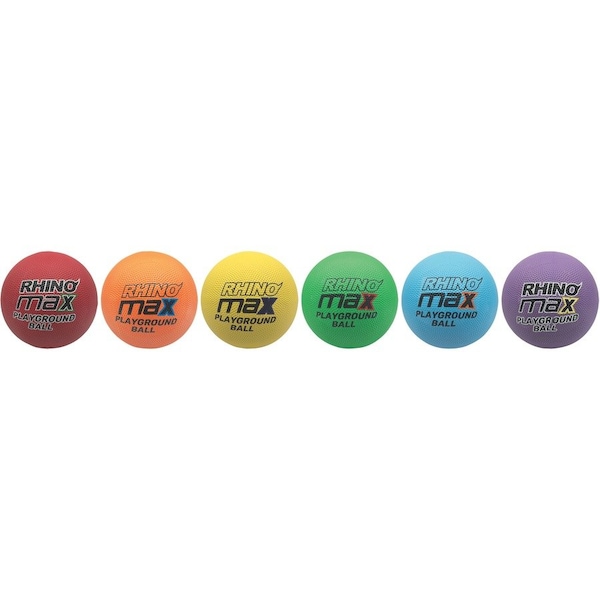Champion Sports Rhino Skin Max Playgrd Ball, Colors, PK6 RMXPGSET - main