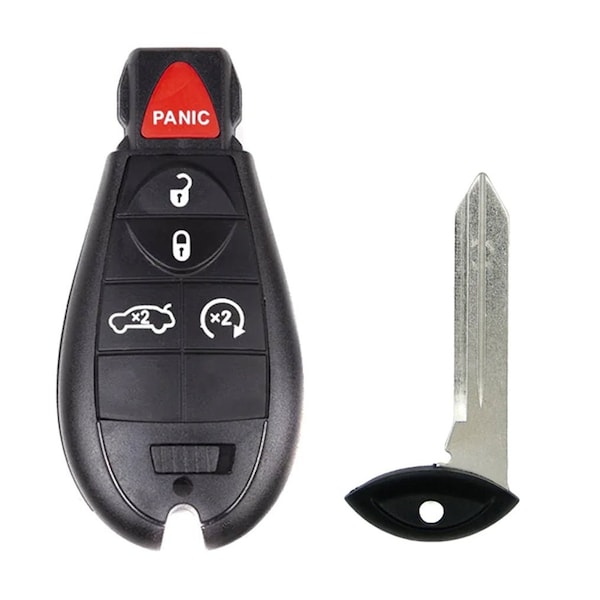 Aks Keys 2013 - 2016 Dodge Dart Fobik Key W/ Remote Start 5B FCC# M3N32297100 RC-DODGE-42C - main