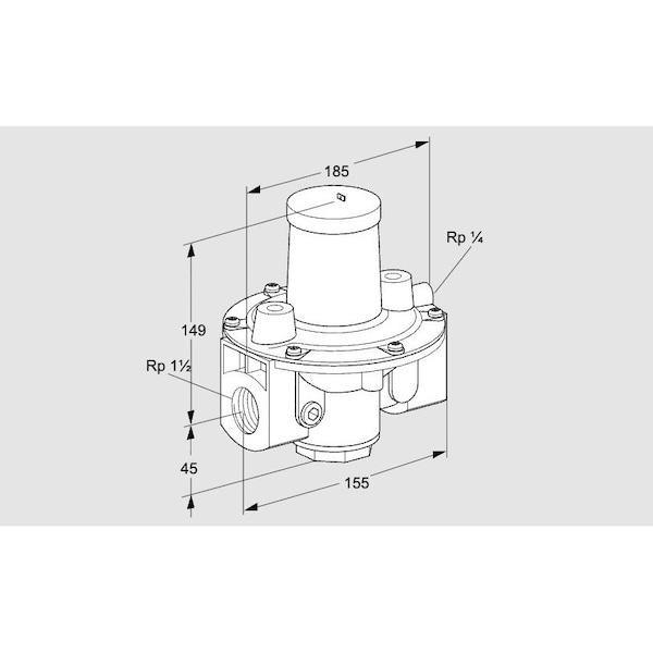 Honeywell Kromschroder GDJ 40R04-0L REG KS03155034 - main