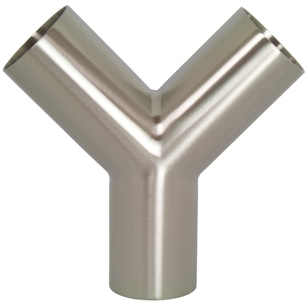 Dixon Polished Weld True Wye 316L, SS, 3" B28W-R300P - main