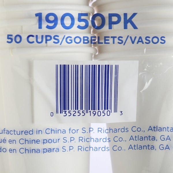 Genuine Joe 16 oz Disposable Hot Cup - White, 1000PK GJO19050CT - main