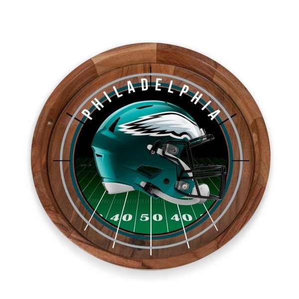 Picnic Time Family Of Brands NFL Philadelphia Eagles - Barista Serving Tray with Glass Insert 907-09-511-244-2 - main