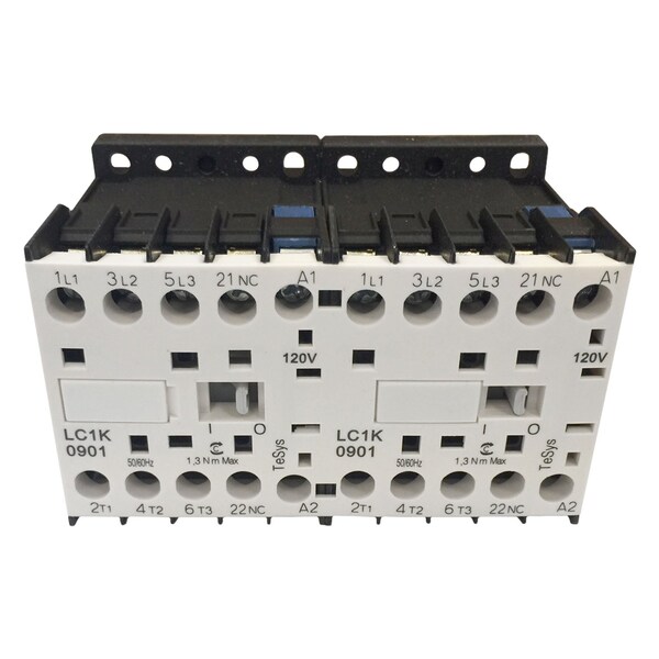 Brah Electric , Direct Replacement 20A 600V 3P with 120VAC Closing Coil for TeSys K Contactor LC2K0910 BLC2K0910 - main