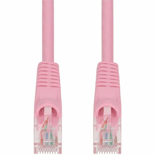 Add-On 35FT PINK CAT 6 PVC ETHERNET CABLE SNAGLESS BUBBLE BOOT RJ-45 M/M ADD-35FCAT6-PK - main