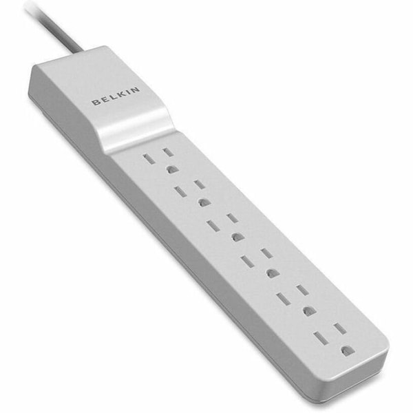 Belkin Outlet Strip, Surge, 4 ft., White BE10600004 - main