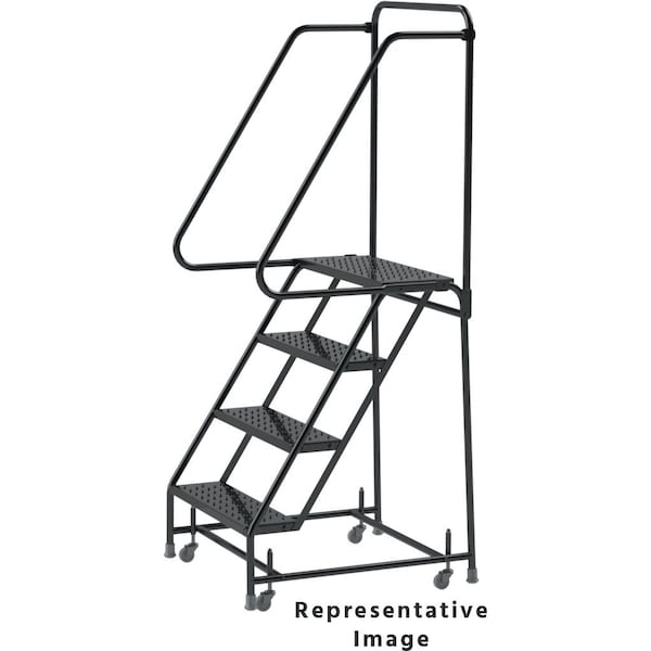 Ballymore Rolling Ladder, Steel, 38 in.H H418R - main