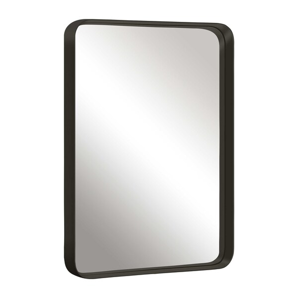Homeroots 42" Black Metal Framed Standing Mirror 564471 - main