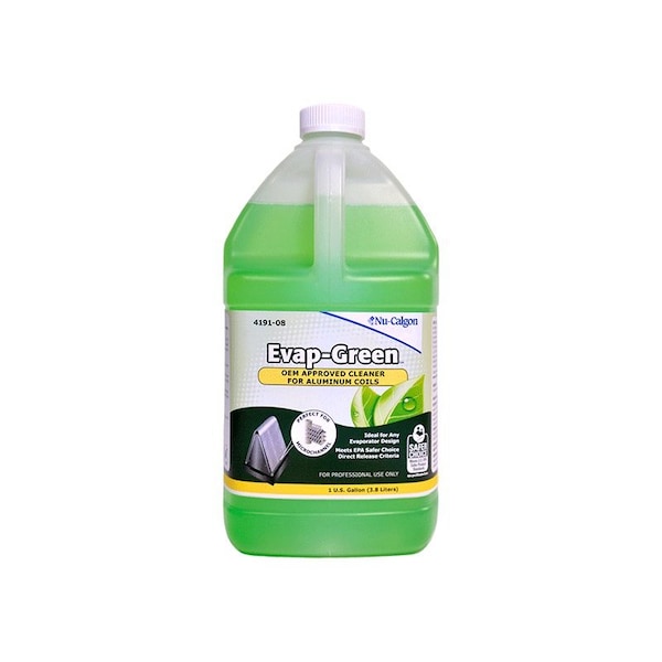 Nu-Calgon Evaporator Cleaner, Liquid, 1 gal, Straw 4191-08 - main