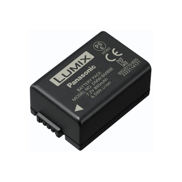 Panasonic DMWBMB9 Digital Camera Battery - For Camera - Battery Rechargeable - 895 mAh - 7.2 V DC DMW-BMB9 - main