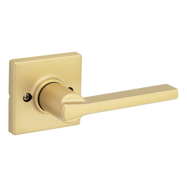 Kwikset Residential Door Levers Dummy Satin Brass 488CSLSQT-4 - main