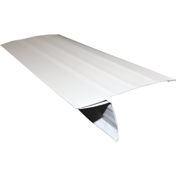 Klauer D5 Galvanized Steel Roof Edge Flashing with Hems Wht 32415-WH20 - main