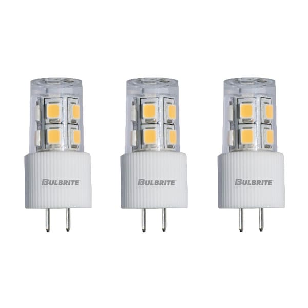 Bulbrite 15-Watt Equivalent JC Non-Dimmable Bi-Pin (G4) LED Light Bulb Soft White Light, 2PK 861510 - main