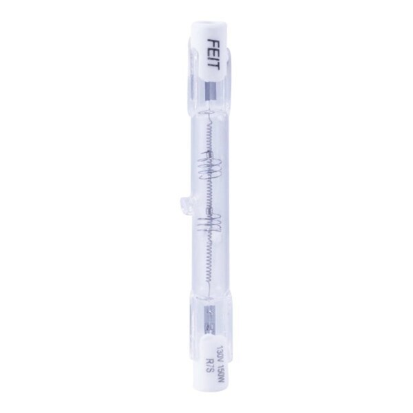 Feit Electric BPQ150T3 Halogen Bulb, 150 W, R7 Lamp Base, J T3 Lamp, 3000 K Color Temp, 2000 hr Average Life BPQ150T3CLS/RS/2/ - main